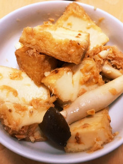 厚揚げと鮭のレモンポン酢バター焼き-レシピのメイン写真