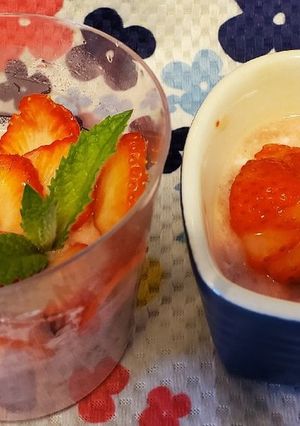 超贅沢いちごババロア-レシピのメイン写真