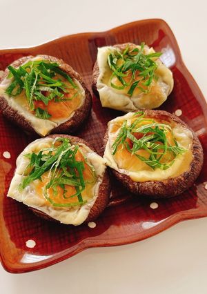 しいたけ味噌マヨチーズ焼き-レシピのメイン写真