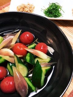白だしで…*夏野菜のだし浸し*-レシピのメイン写真