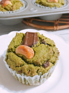 抹茶とチョコチップの米粉マフィン-レシピのメイン写真