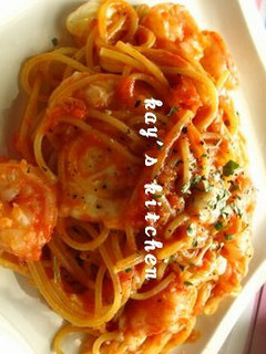 エビとモッツァレラのトマトパスタ-レシピのメイン写真
