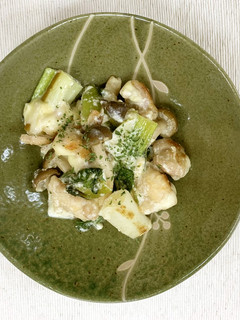 鶏肉と青菜の味噌クリーム煮-レシピのメイン写真