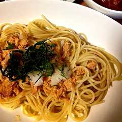 รูปของ 冷「めんツナかんかん」de和風パスタ