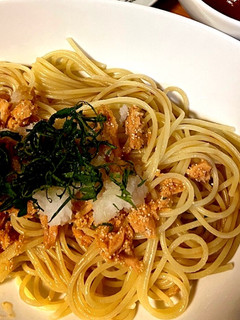 冷「めんツナかんかん」de和風パスタ-レシピのメイン写真