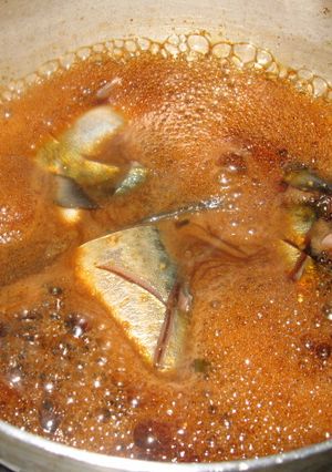 韓国風ピリ辛煮魚☆自家製ヤンニョム醤で-レシピのメイン写真