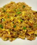 ○蒲焼のたれで♪簡単焼き穴子のチャーハン