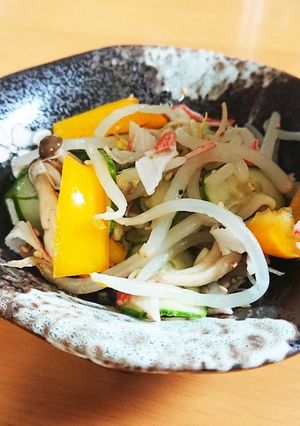 野菜たっぷりのさっぱりサラダ-レシピのメイン写真