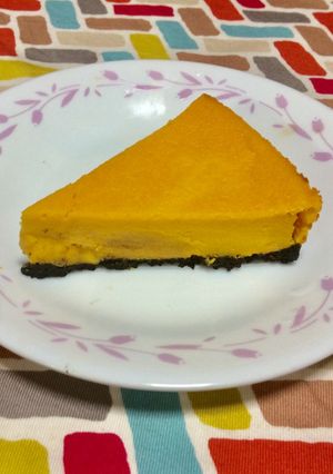 超簡単☆かぼちゃのベイクドチーズケーキ♫-レシピのメイン写真