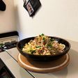しらすめんたいぶっかけうどん