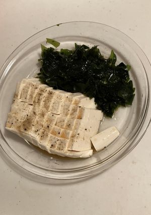 わかめと豆腐の簡単サラダ-レシピのメイン写真
