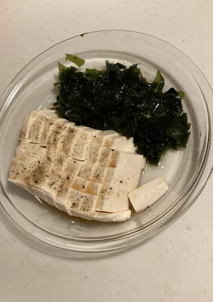 わかめと豆腐の簡単サラダ-レシピのメイン写真