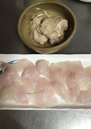 カワハギの肝醤油-レシピのメイン写真