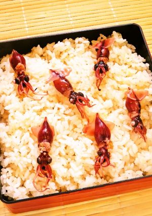 ☺春が旬✿ほたるいかの簡単炊き込みご飯☺-レシピのメイン写真