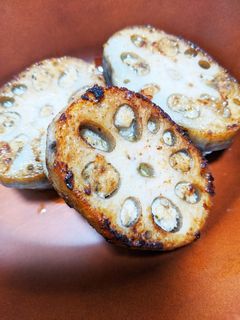 簡単なれんこんのはさみ焼き✨-レシピのメイン写真