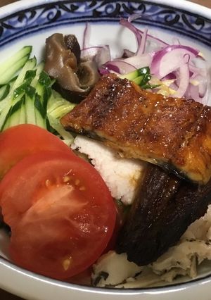 うなぎのせぶっかけそうめん-レシピのメイン写真