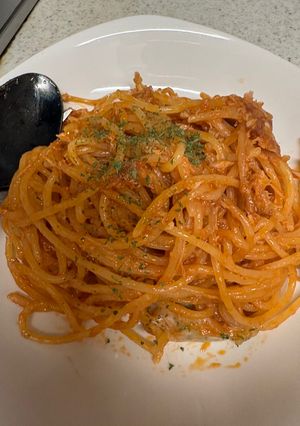 ツナトマパスタ-レシピのメイン写真