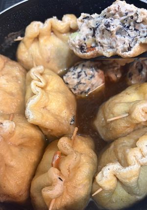 ひじき煮リメイク巾着-レシピのメイン写真
