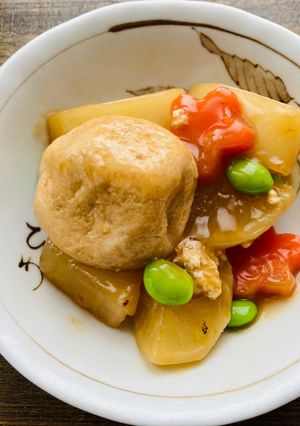 大根とがんものとろーりあんかけ煮-レシピのメイン写真