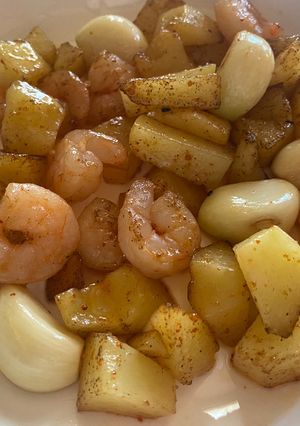 カロリー爆弾!!じゃが海老ニンニク炒め-レシピのメイン写真