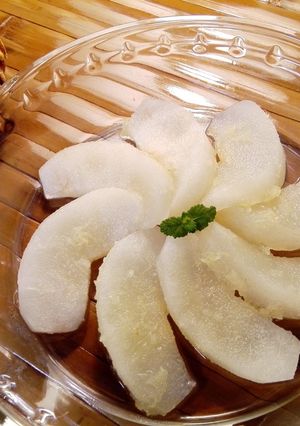 梨の生姜コンポート☆レンジで簡単♪-レシピのメイン写真