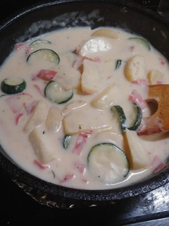 かぶズッキーニミルク煮(簡単)-レシピのメイン写真