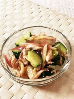 しっとり柔らか鶏ささみとみょうがのサラダ-レシピのメイン写真