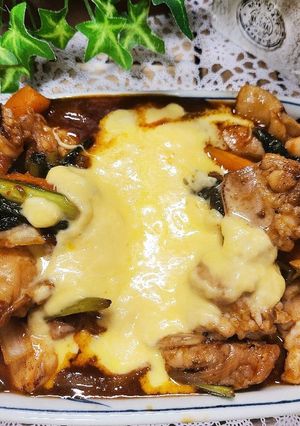 江戸菜キムチでチーズダッカルビ-レシピのメイン写真