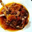 ラム肉の赤ワイン煮込み
