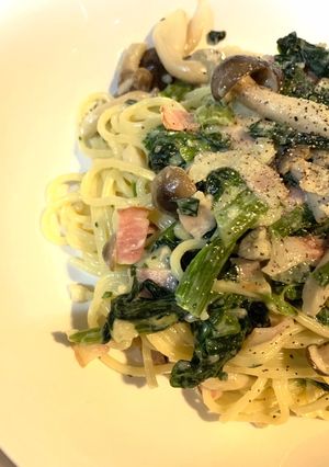 クリームパスタ-レシピのメイン写真