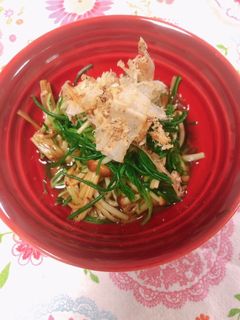 おかひじきと山茶茸のおひたし-レシピのメイン写真
