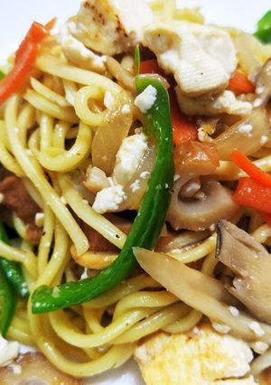 お豆腐でボリュームたっぷり焼きそば-レシピのメイン写真