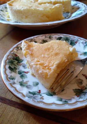 ふわしゅわ♡ヘルシー♡スフレチーズケーキ-レシピのメイン写真