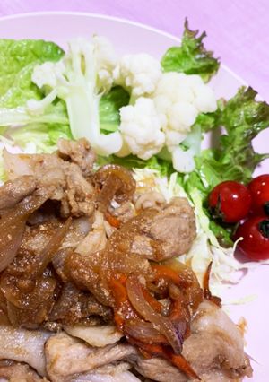 野菜の旨味で漬け込んだ生姜焼き-レシピのメイン写真
