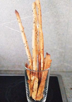 オーブンの隙間で！胡麻のグリッシーニ-レシピのメイン写真