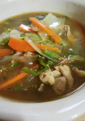 野菜たっぷりカレースープ-レシピのメイン写真