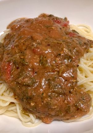 野草入りガスパチョ冷製パスタ-レシピのメイン写真