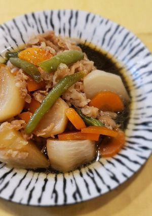 豚バラ肉とかぶの煮物♪-レシピのメイン写真