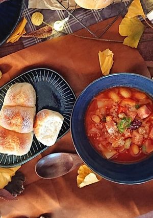 野菜たっぷり＊ミネストローネ＊-レシピのメイン写真