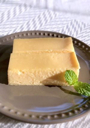 ＊レンジで4分＊米粉ベイクドチーズケーキ-レシピのメイン写真