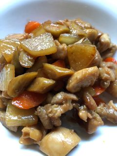 鶏ゴボウ大根炒め煮-レシピのメイン写真