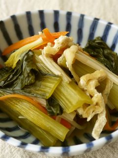 レンジで簡単♪小松菜のおひたし【常備菜】-レシピのメイン写真