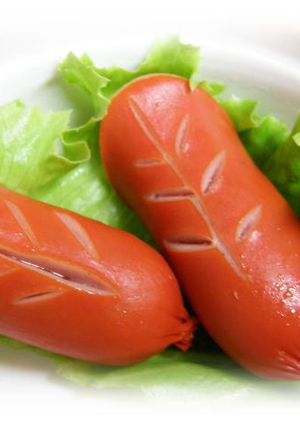 ウインナー飾り切り☆葉っぱ(キャラ弁)-レシピのメイン写真