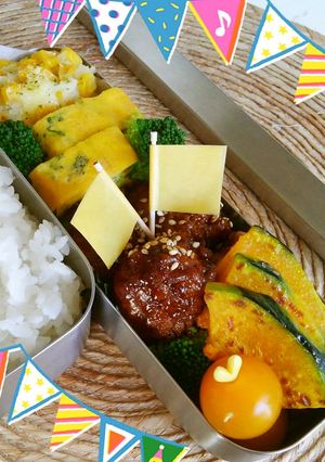 運動会応援✨黄団弁当-レシピのメイン写真