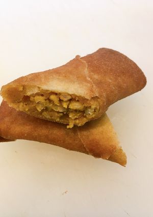 お弁当のおかずに!カボチャカレー春巻き-レシピのメイン写真