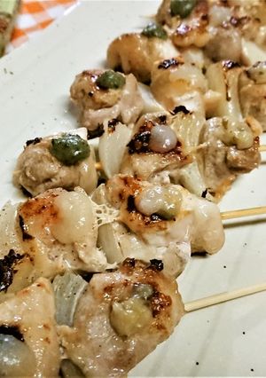 ３つの味を楽しめる！【贅沢な！？焼き鳥】-レシピのメイン写真