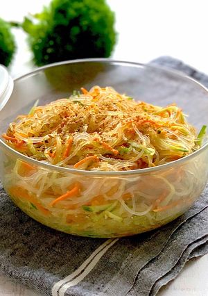 電子レンジで作る中華風春雨サラダ-レシピのメイン写真