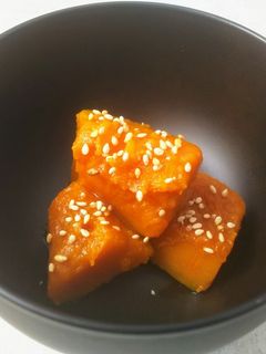 レンジで簡単♪かぼちゃの煮物。。。風♪-レシピのメイン写真