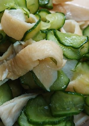 きゅうりと焼麩のカラシ酢和え-レシピのメイン写真