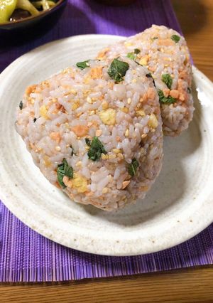 鮭と大葉のおにぎり-レシピのメイン写真